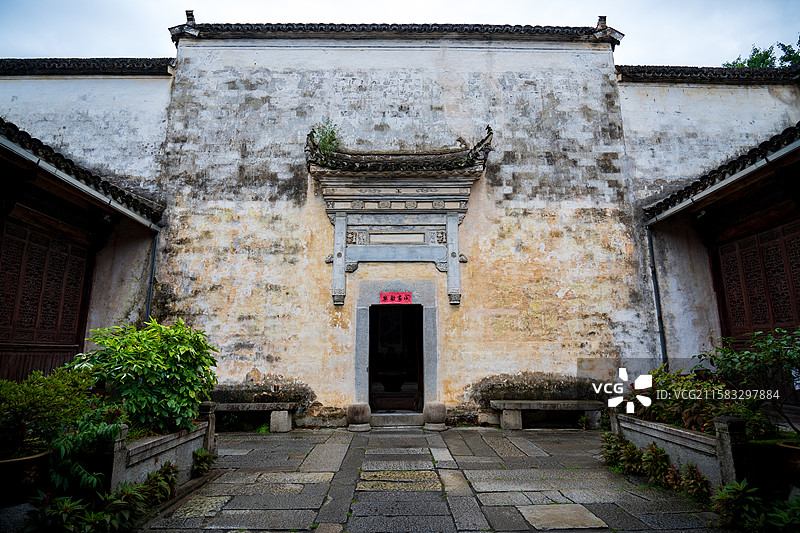 徽派建筑门楼图片素材