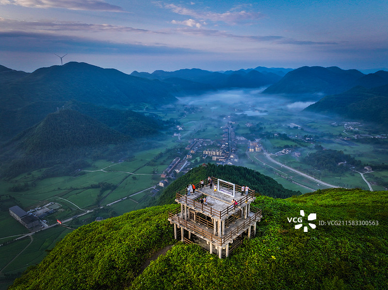 重庆丰都太平坝凤凰山图片素材