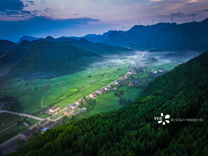 重庆丰都太平坝凤凰山图片素材