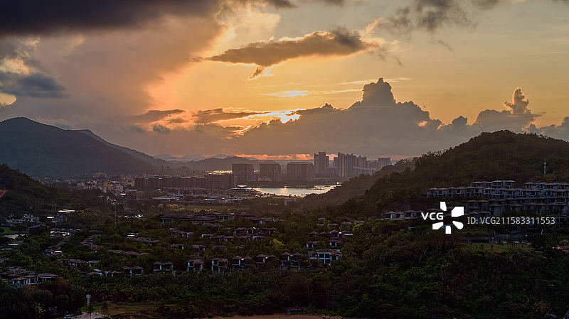 南燕湾和神州半岛图片素材