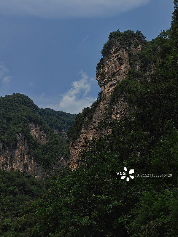 山西蟒河国家级自然保护区风光图片素材
