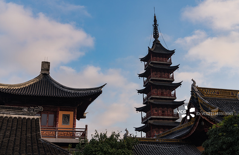 中国昆曲之乡苏州千灯古镇图片素材