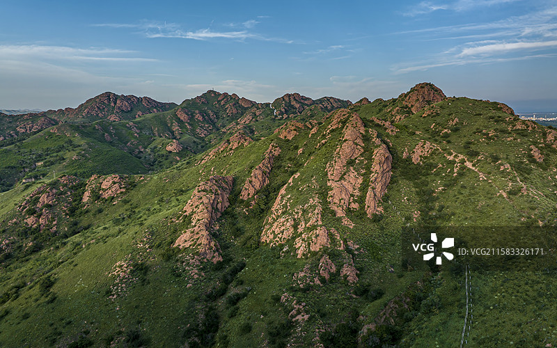 内蒙古自治区赤峰市红山区红山航拍图片素材