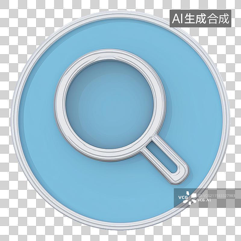 【AI数字艺术】3D风格电子商务主题之商品检索按钮元素图片素材