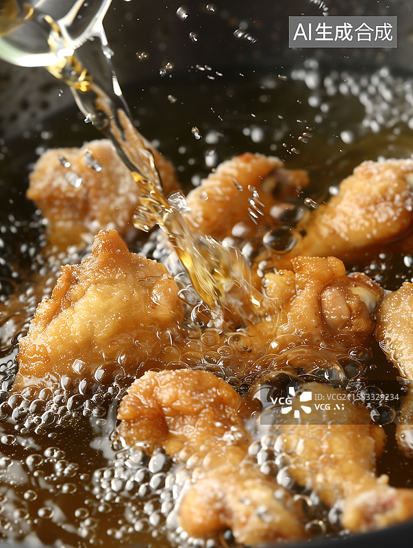 【AI数字艺术】美味的炸鸡腿图片素材
