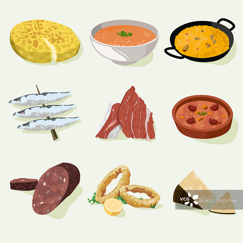 西班牙美食图片素材