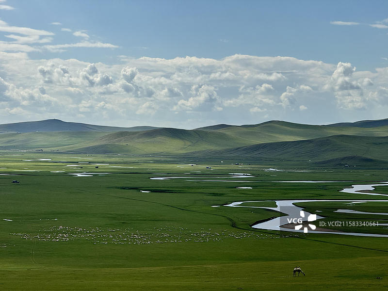 内蒙古呼伦贝尔大草原图片素材