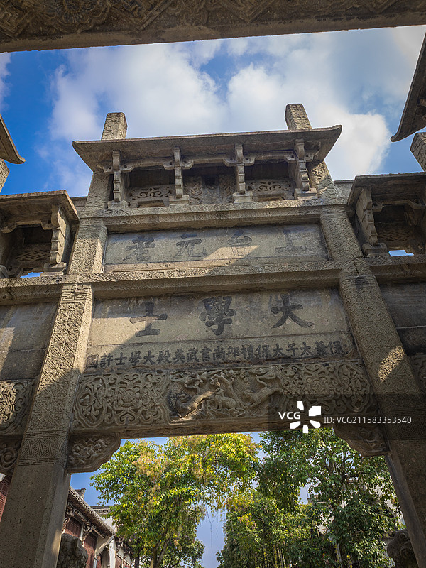 安徽省黄山市徽州古城中国四大古城阳和门徽州府图片素材