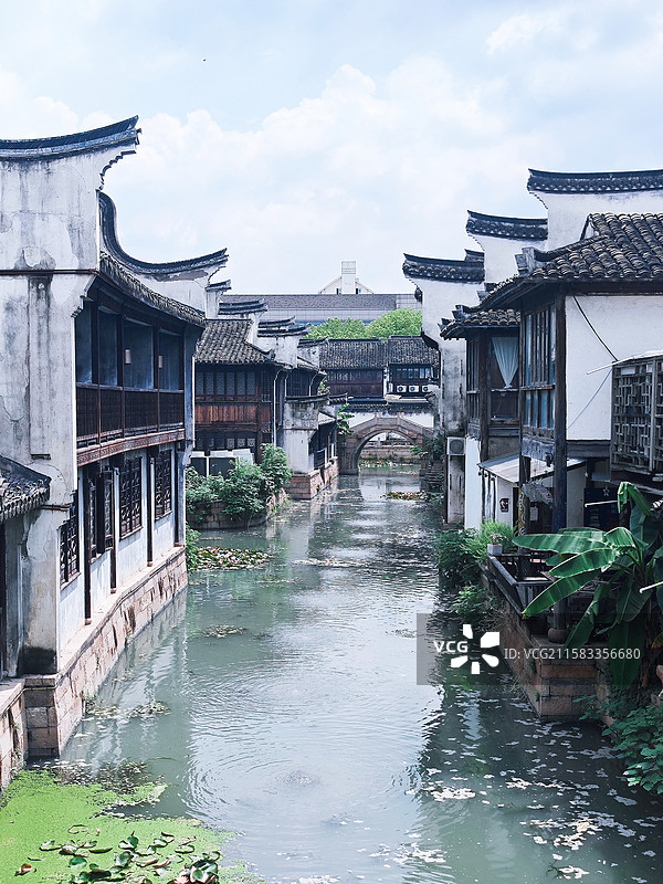 浙江嘉兴月河街区图片素材