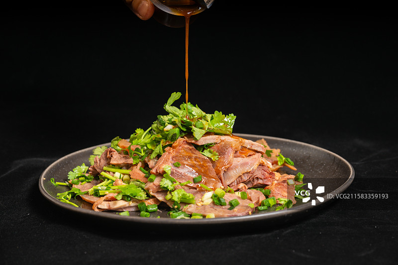 美味牛肉拌菜图片素材