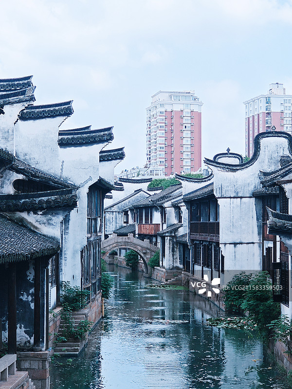 浙江嘉兴月河街区图片素材