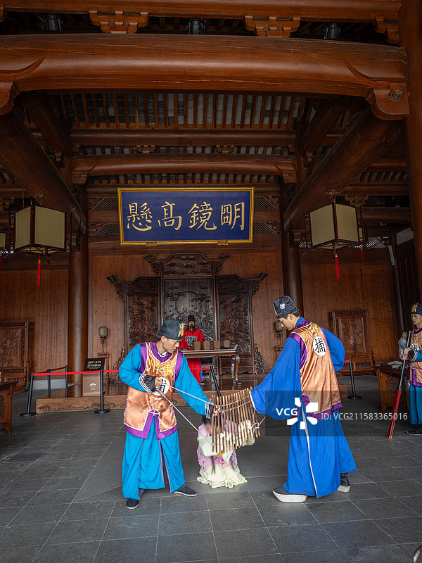 安徽省黄山市徽州古城中国四大古城阳和门徽州府图片素材