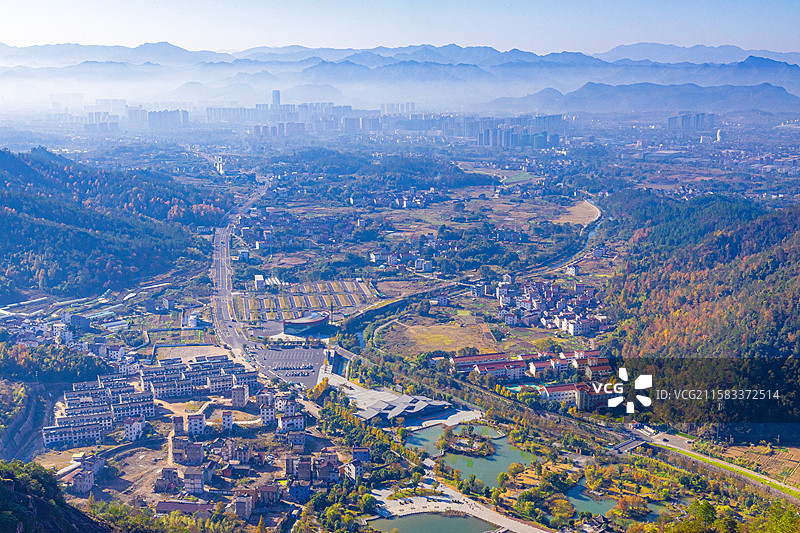 浙江台州天台山大瀑布5A景区图片素材