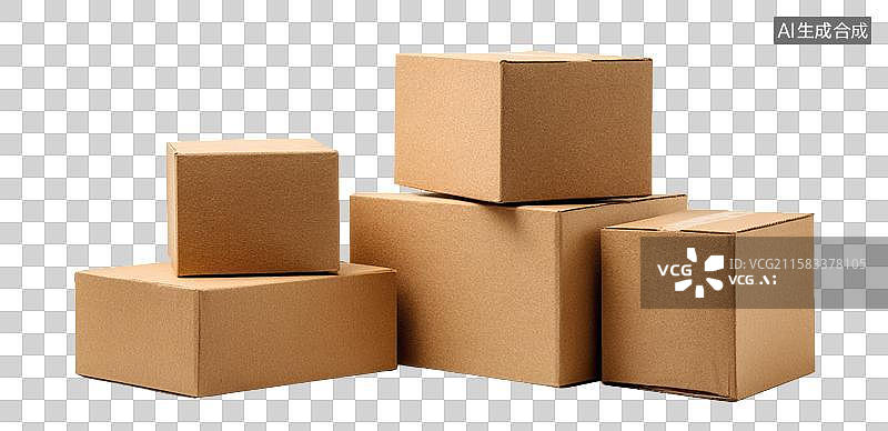 【AI数字艺术】方形包装纸盒图片素材