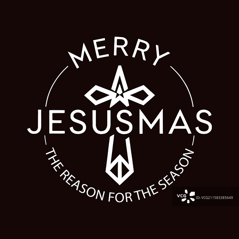 圣诞快乐，节日的真正意义设计图片素材