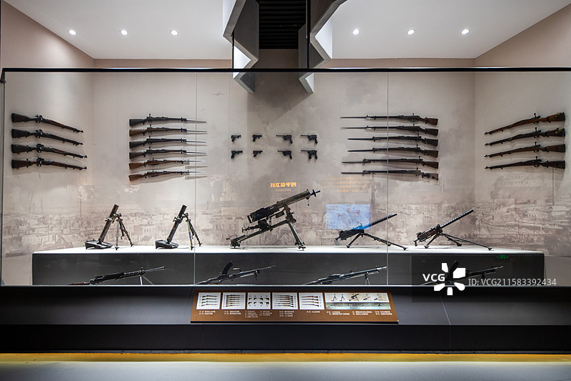 四平战役纪念馆内景 吉林省四平市图片素材