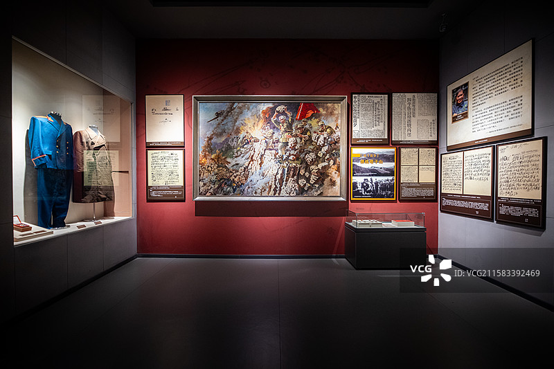 四平战役纪念馆内景 吉林省四平市图片素材
