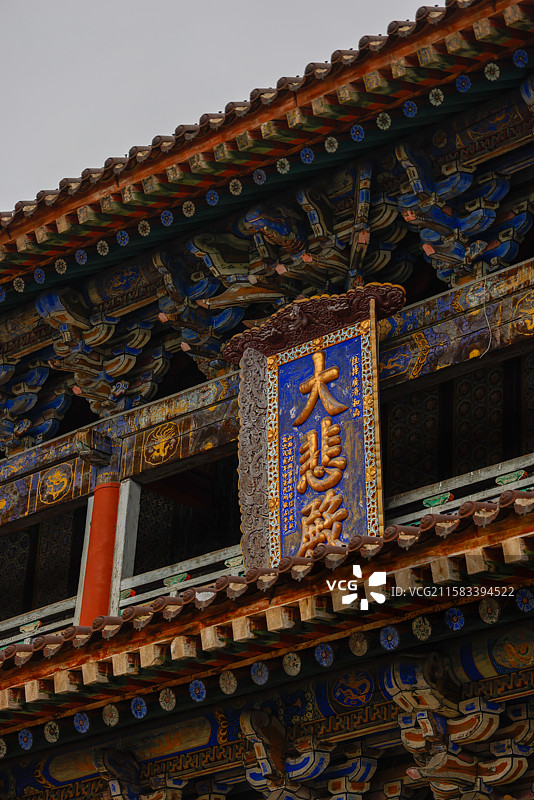 五台山金阁寺建筑群美景摄影组图图片素材