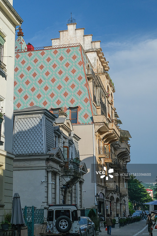格鲁吉亚巴统城市建筑图片素材
