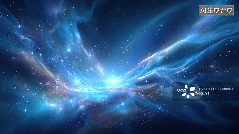 【AI数字艺术】宇宙星云的舞蹈图片素材