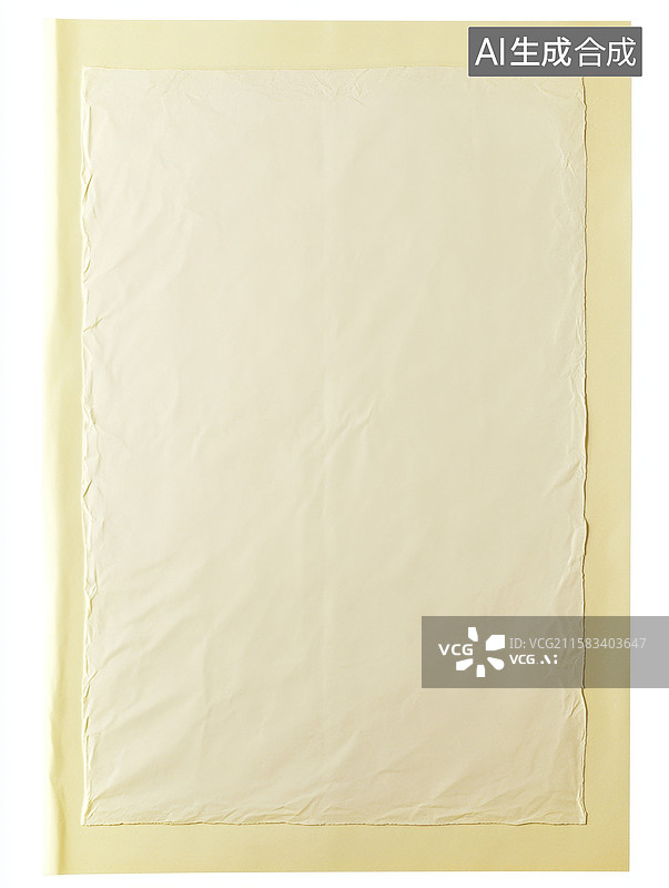 【AI数字艺术】淡黄色纸张纹理图片素材
