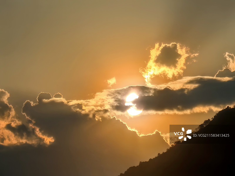 黄昏日落图片素材