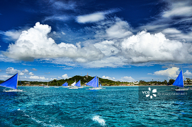 菲律宾长滩岛图片素材