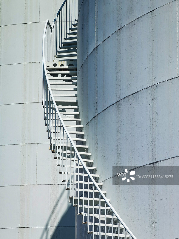 储粮罐楼梯图片素材