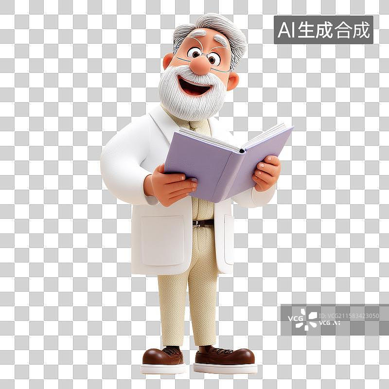 【AI数字艺术】医者形象插画图片素材