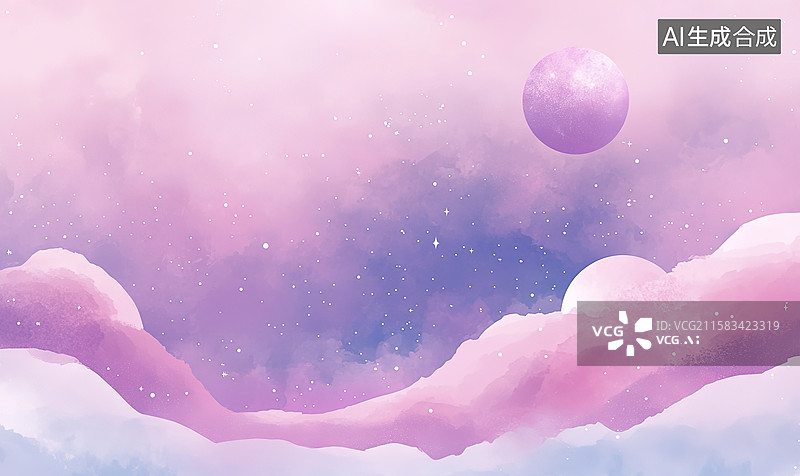 【AI数字艺术】太空图片素材