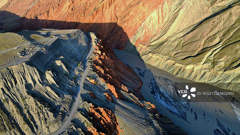 新疆伊犁塔城乌沙安集海大峡谷3图片素材