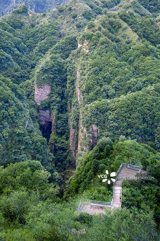 河北省邢台市“九龙峡”景区风光图片素材