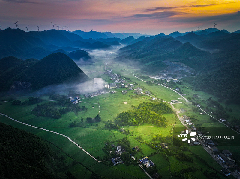重庆丰都太平坝凤凰山避暑胜地图片素材