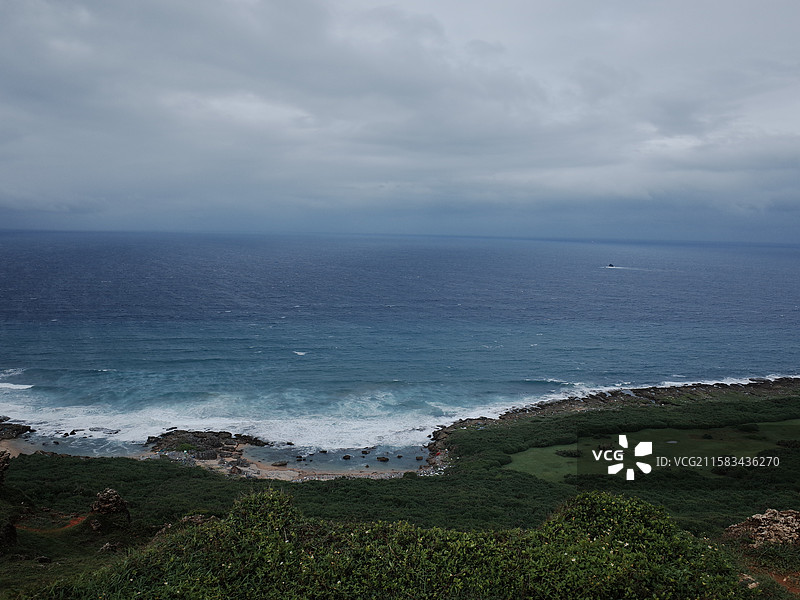 台湾垦丁·深邃未知的太平洋图片素材