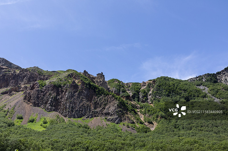 长白山北坡，吉林省延边朝鲜族自治州安图县，长白山自然保护区，5A级旅游景区图片素材