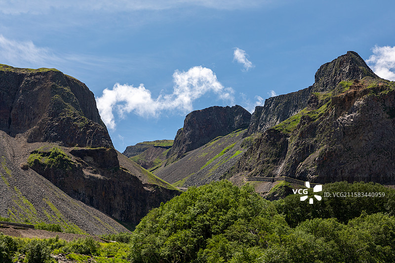 长白山北坡，吉林省延边朝鲜族自治州安图县，长白山自然保护区，5A级旅游景区图片素材