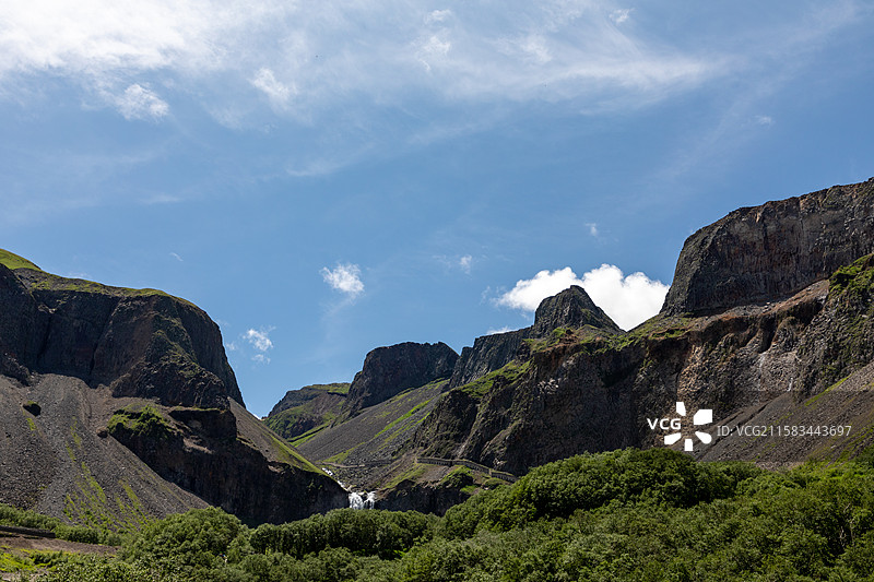 长白山北坡，吉林省延边朝鲜族自治州安图县，长白山自然保护区，5A级旅游景区图片素材