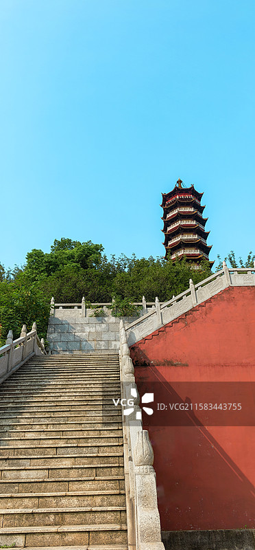 岳阳圣安寺景区图片素材