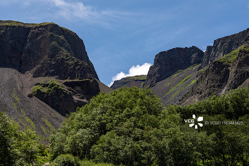 长白山北坡，吉林省延边朝鲜族自治州安图县，长白山自然保护区，5A级旅游景区图片素材