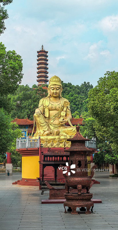 岳阳圣安寺景区图片素材