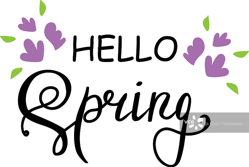 你好，春天图片素材