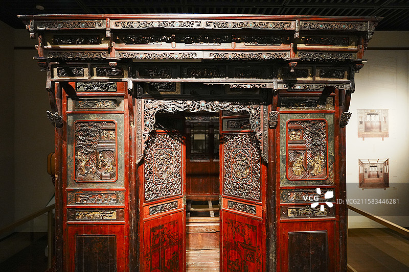 坐卧安寝——深圳博物馆藏床榻精品展图片素材