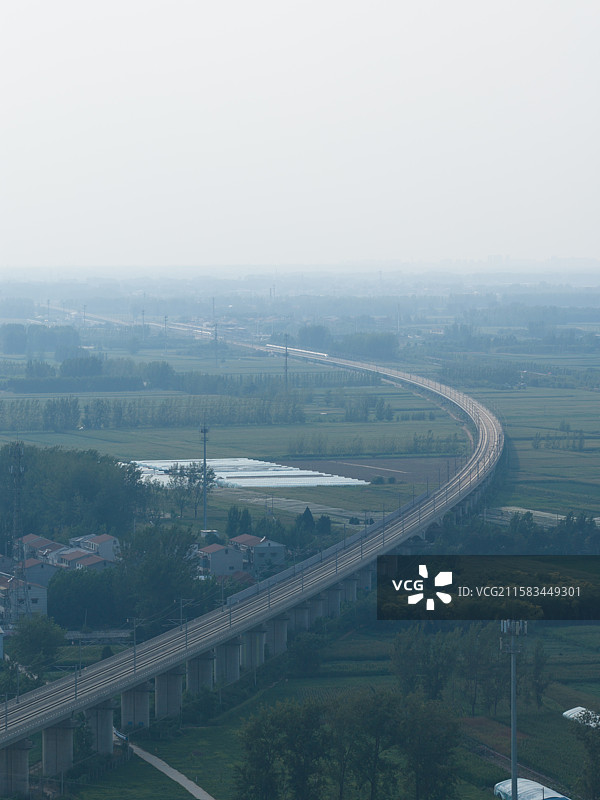河南周口 扶沟县 盐洛高速 盐洛高速公路 高铁 高速铁路 贾鲁河 农田图片素材