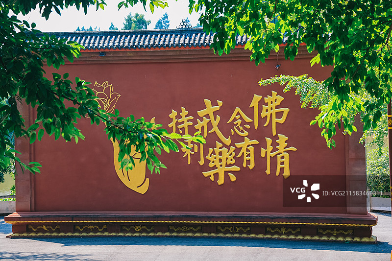 川中古刹-乐至报国寺图片素材