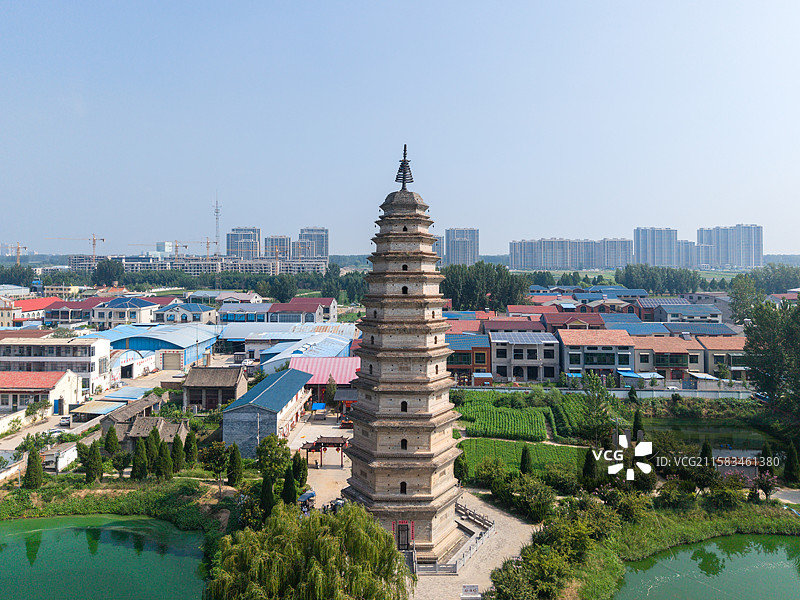 河南原阳玲珑塔图片素材