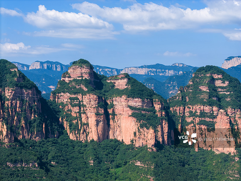 山西黎城黄崖洞景区风光图片素材