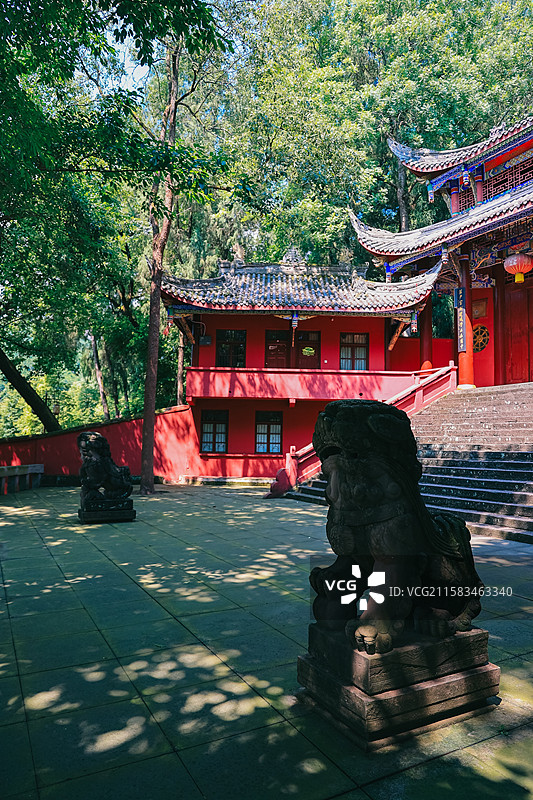 川中古刹-乐至报国寺图片素材