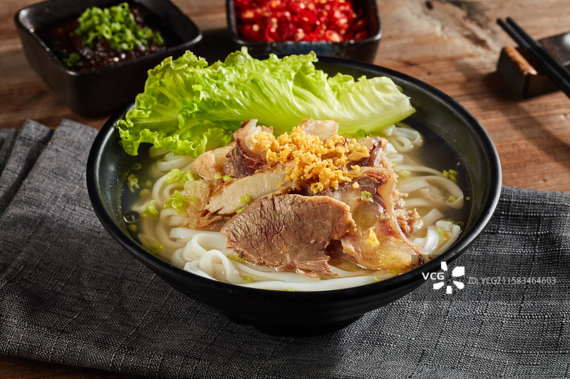 牛杂粿条图片素材