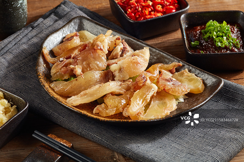 熟牛筋拼盘图片素材