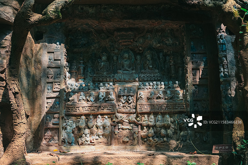 川中古刹-乐至报国寺图片素材